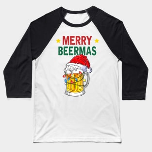 MERRY BEERMAS Baseball T-Shirt